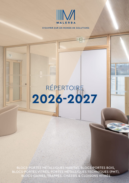 Répertoire produits MALERBA 2026/2027